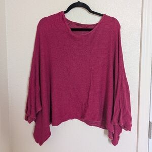 Cut Loose Women's Pink Top Oversized One Size Flowy Bohemian Fairy